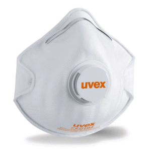 Uvex rykgrímur C2210 P2 m ventli 1stk