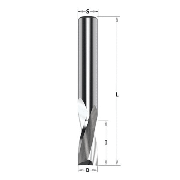 Solid Carb upcut f ALU/PVC S 8x20x60 Z2