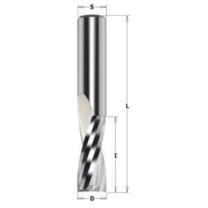 Fræsitönn S=6mm 3/12/60 z2pos solcarb