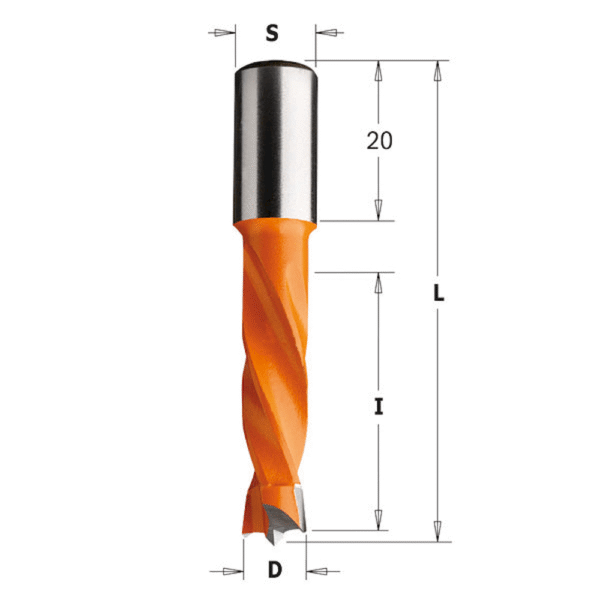 CMT borar 5mm x 30mm x 57,5mm LH