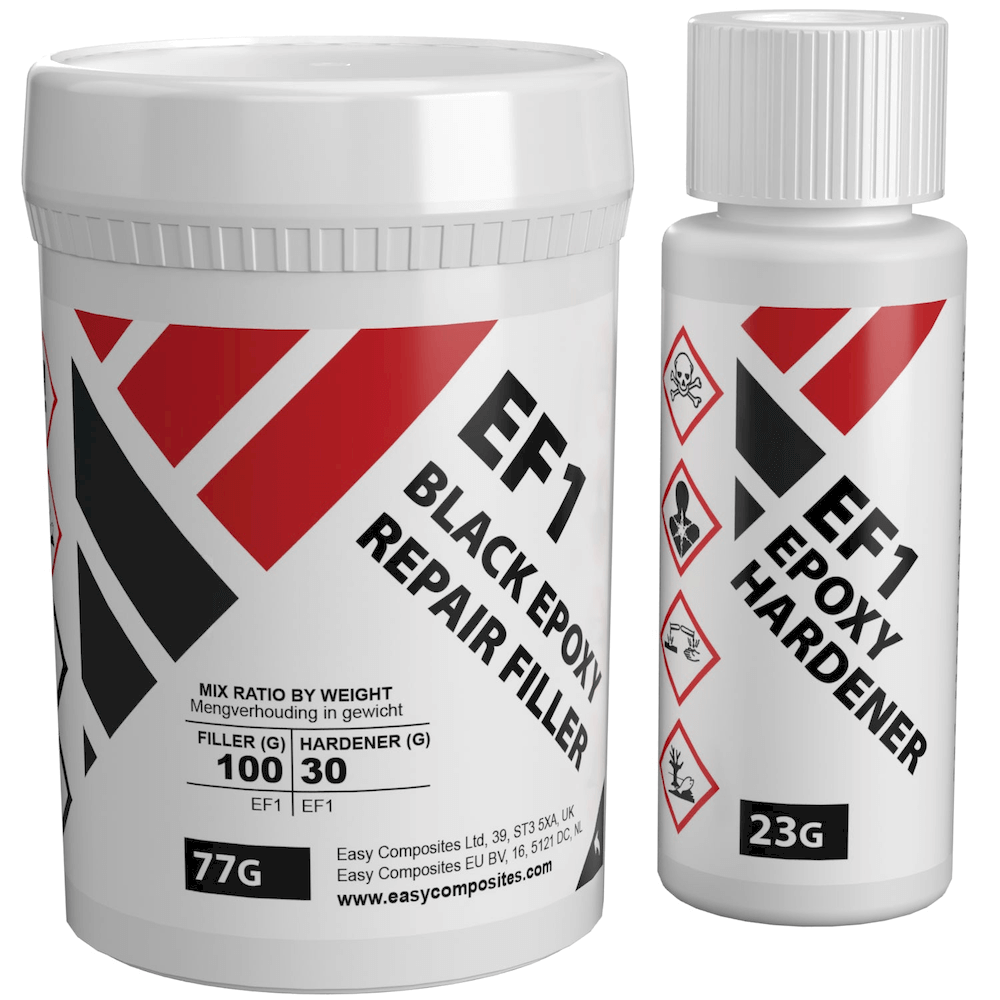 Viðgerðarefni fyrir epoxy svart EF1 - Mynd 2