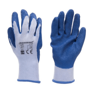 Silverline vinnuvetlingar latex bláir L