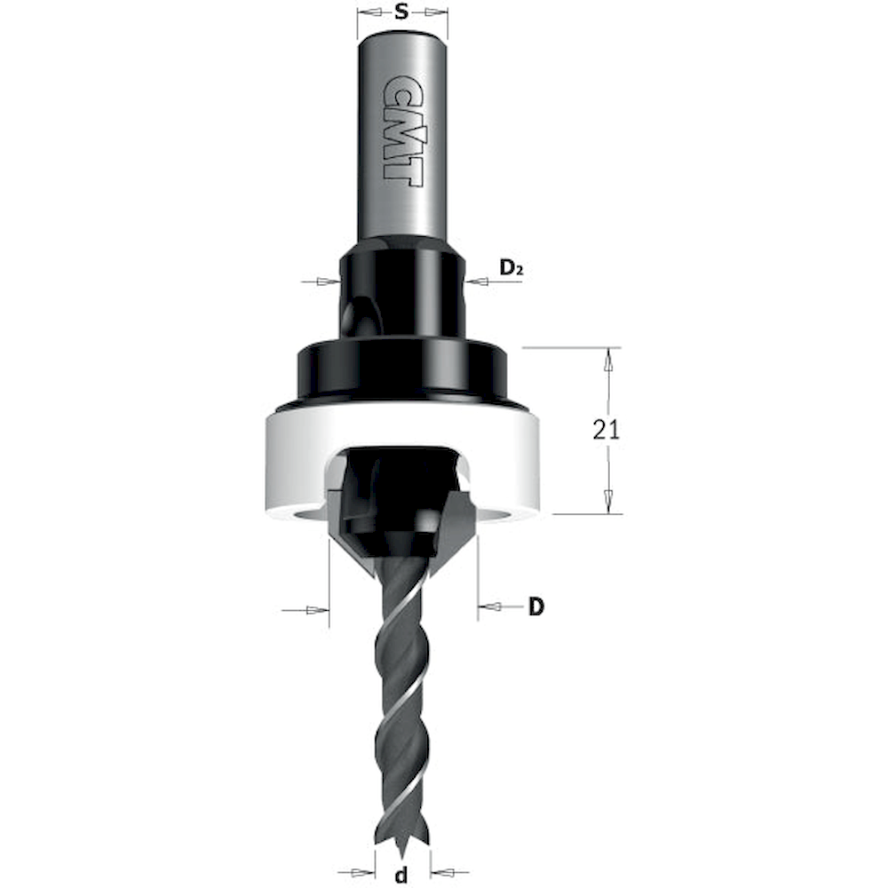 CMT úrsnari 45° 3mm 8leggur