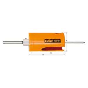 CMT dósabor 076mm 152 mm lengd