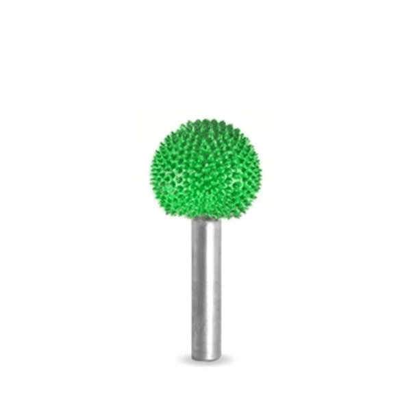 Saburrtooth schaftfraser 6mm Kúla græn