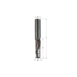 CMT fræsitönn spiral S10  10x32x70 Z1