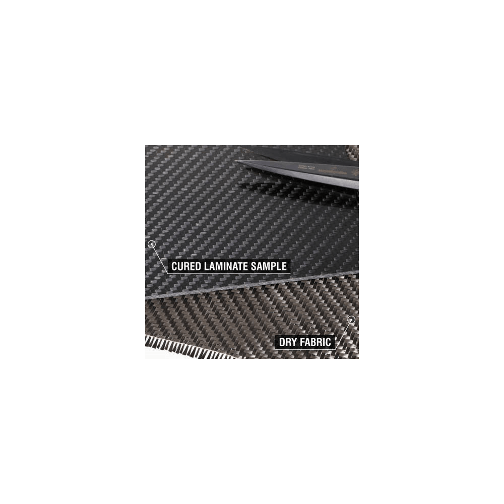 Carbon fiber Twill 3K 1 mtr 210gr premq - Mynd 2
